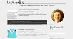 Desktop Screenshot of chrisgriffing.com